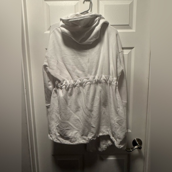 Free People Oversized Small Hooded Cardigan Jacket - Picture 6 of 11